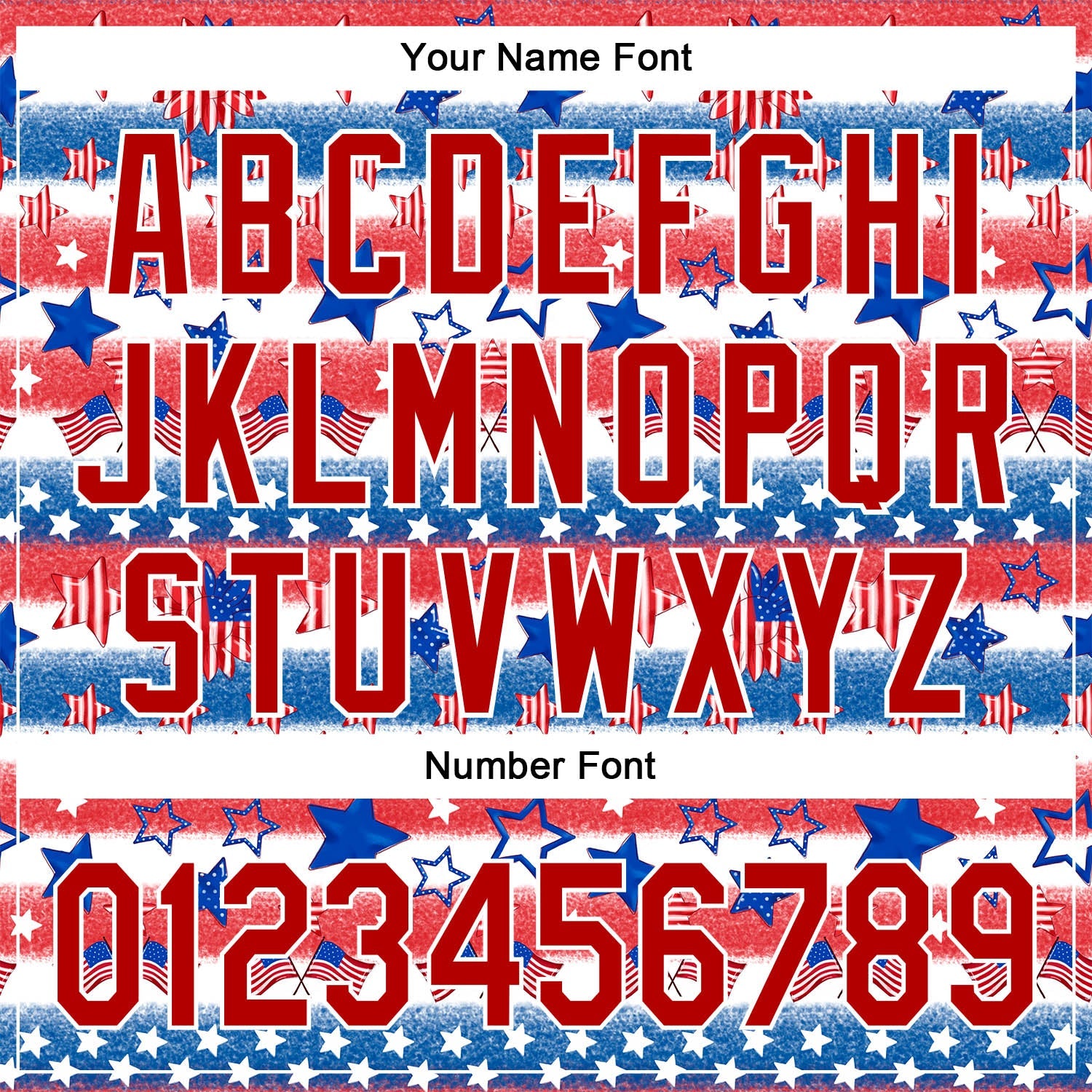 Custom White Red-Royal 3D American Flag Patriotic Authentic Baseball Jersey view 5