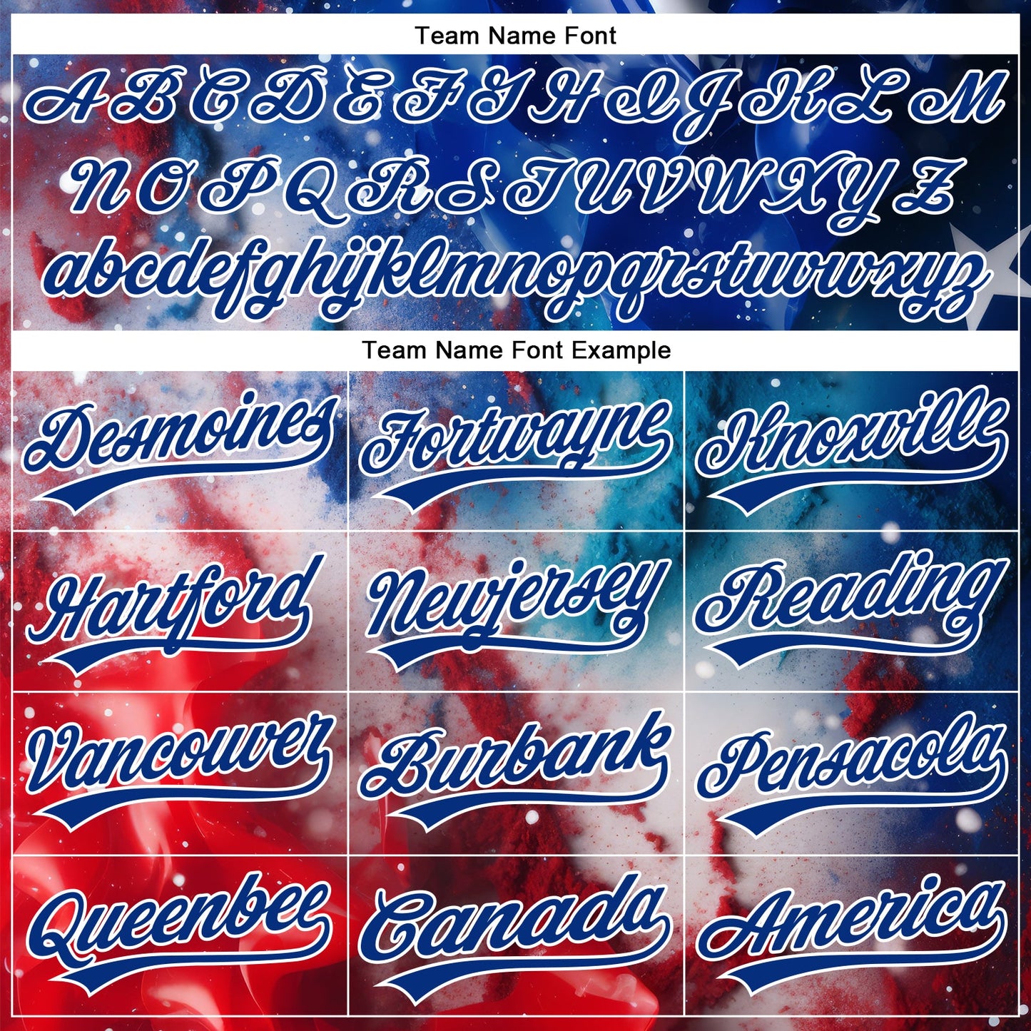 Custom Royal Red-White 3D American Flag Patriotic Authentic Baseball Jersey view 4
