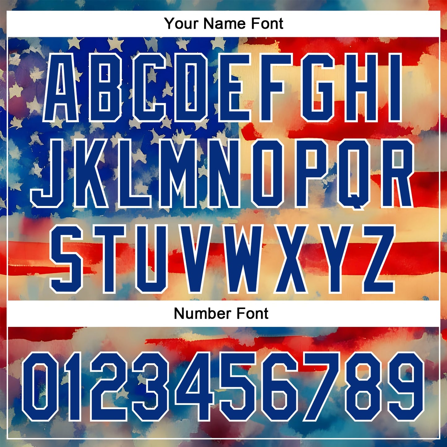 Custom Red Royal-White 3D American Flag Patriotic Authentic Baseball Jersey view 5