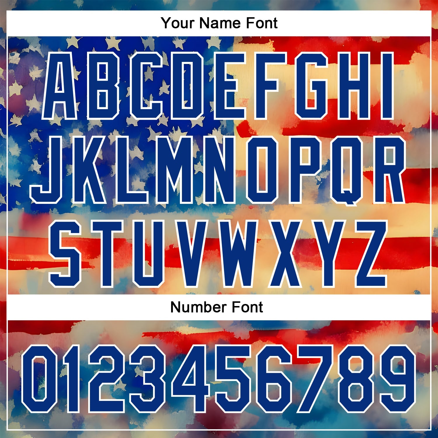 Custom Red Royal-White 3D American Flag Patriotic Authentic Baseball Jersey view 5