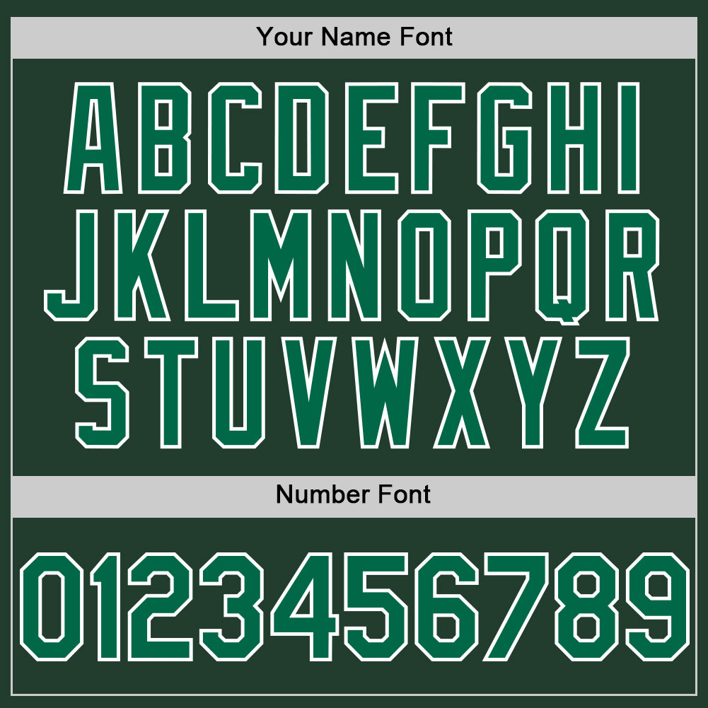 Custom Green Kelly Green-White Line Authentic Baseball Jersey view 5