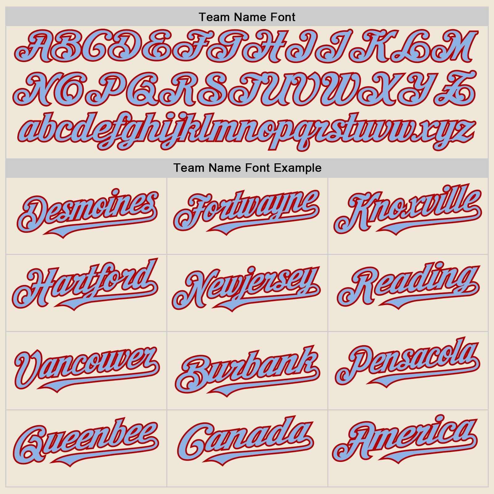 Custom Cream Light Blue-Red Line Authentic Baseball Jersey view 4