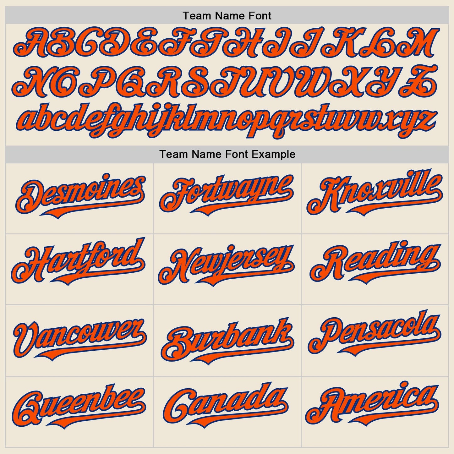 Custom Cream Orange-Royal Line Authentic Baseball Jersey view 4