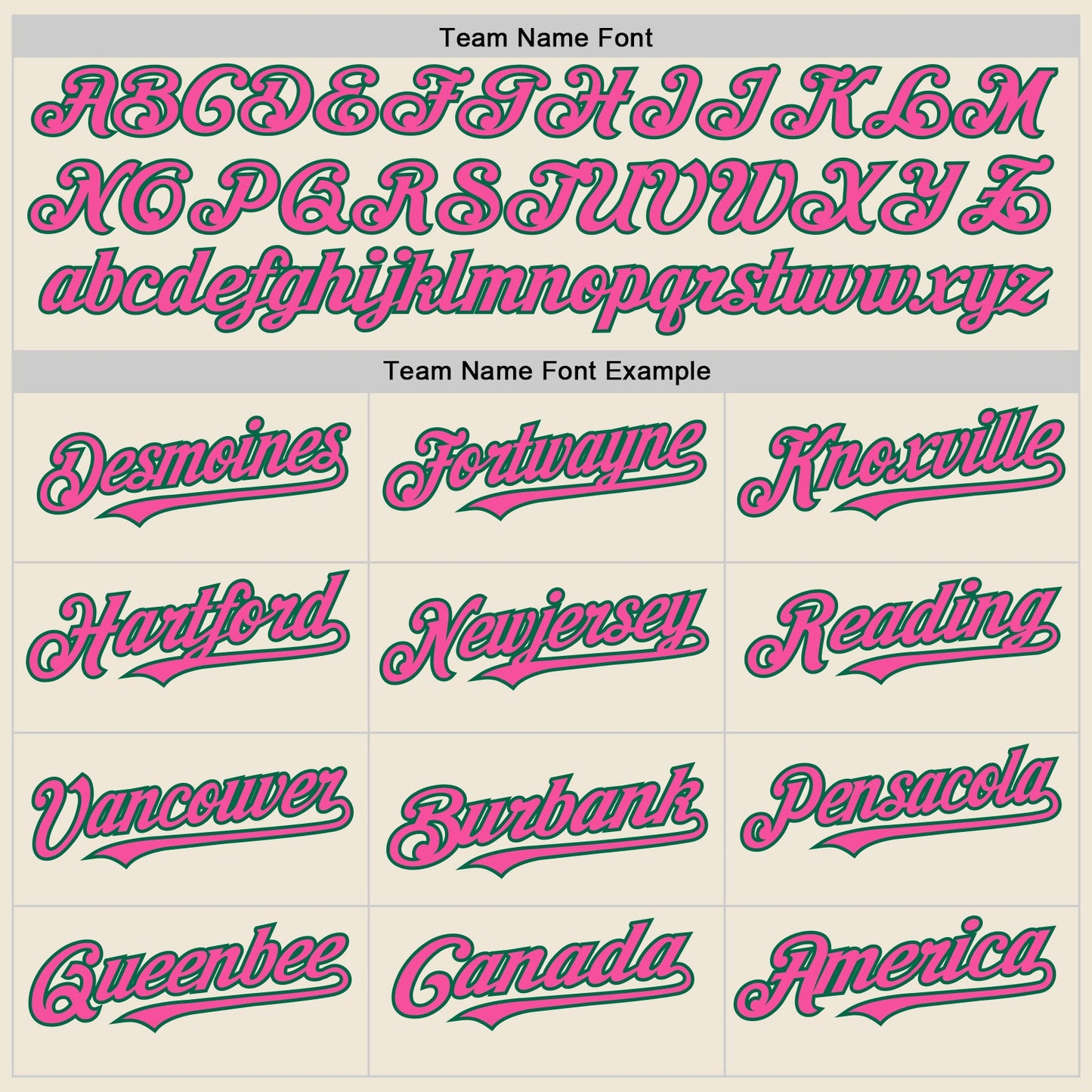 Custom Cream Pink-Kelly Green Line Authentic Baseball Jersey view 4