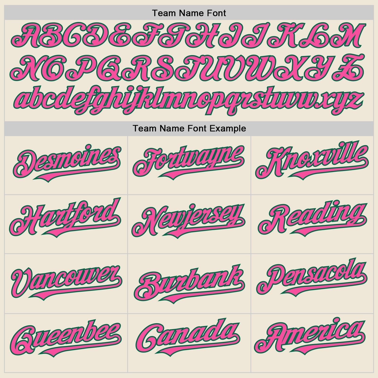 Custom Cream Pink-Kelly Green Line Authentic Baseball Jersey view 4