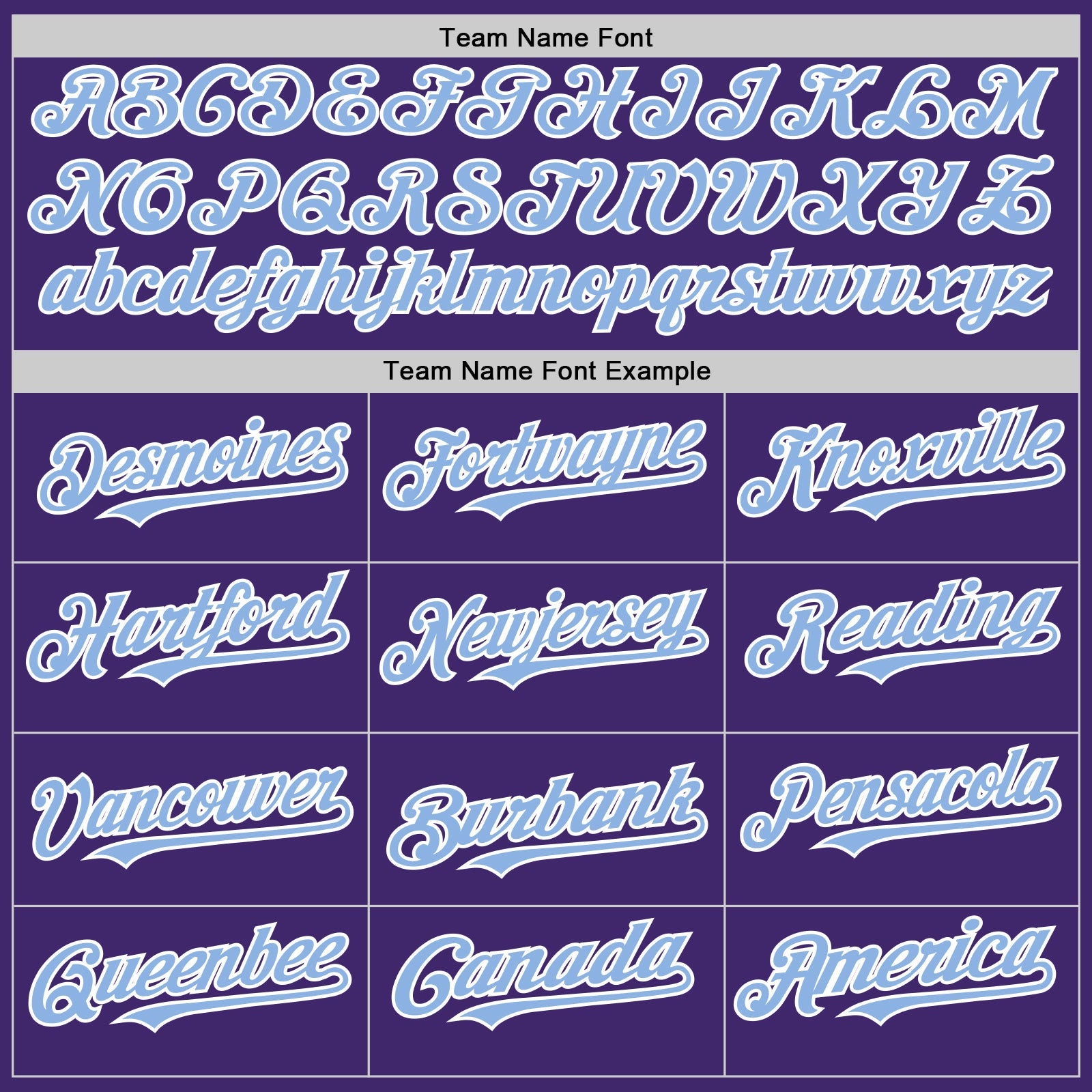 Custom Purple Light Blue-White Line Authentic Baseball Jersey view 4