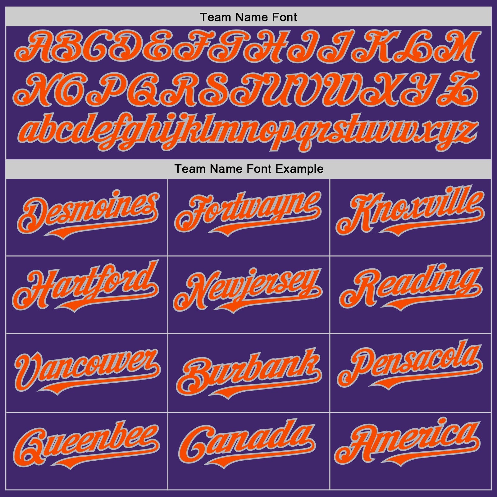 Custom Purple Orange-Gray Line Authentic Baseball Jersey view 4