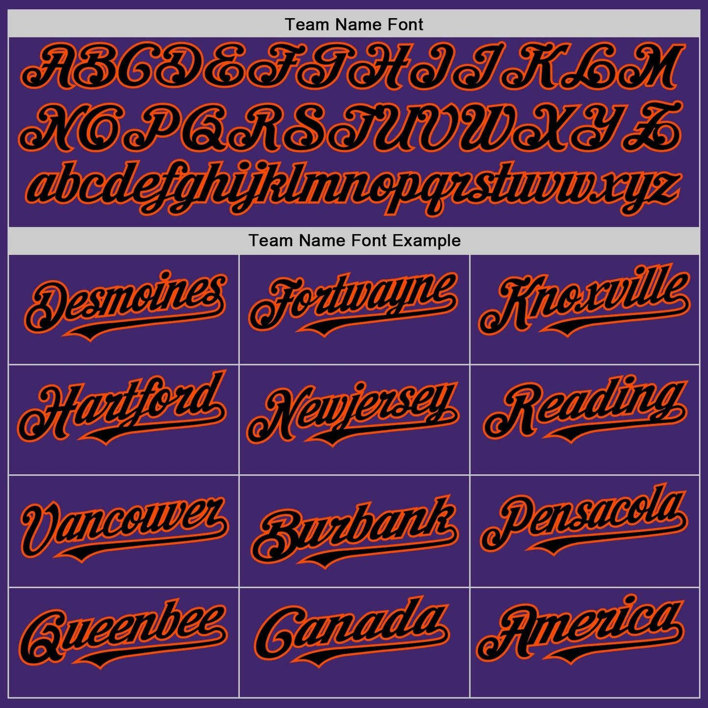 Custom Purple Black-Orange Line Authentic Baseball Jersey view 4