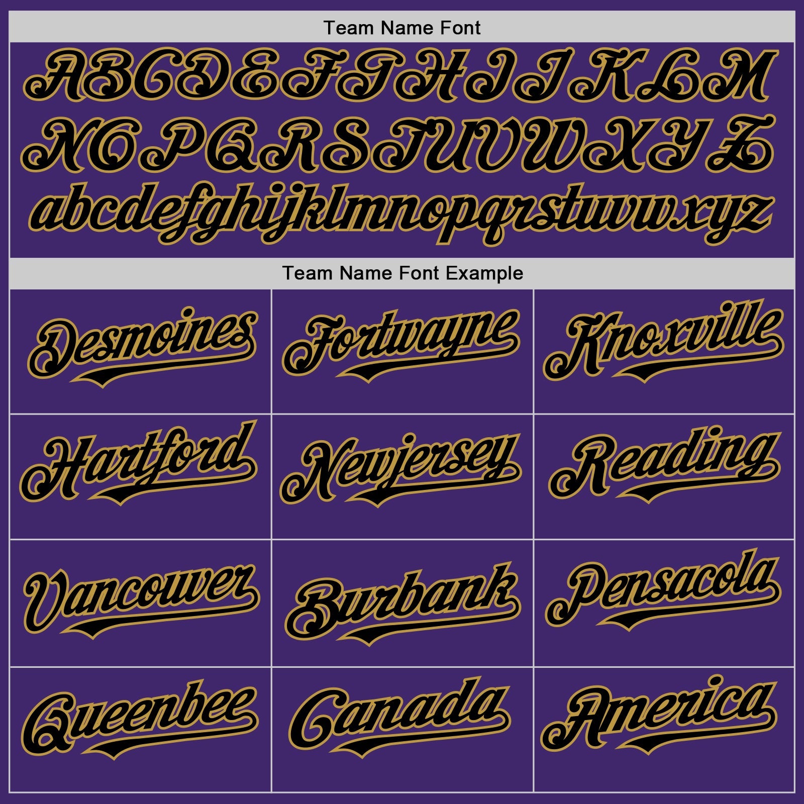 Custom Purple Black-Old Gold Line Authentic Baseball Jersey view 4