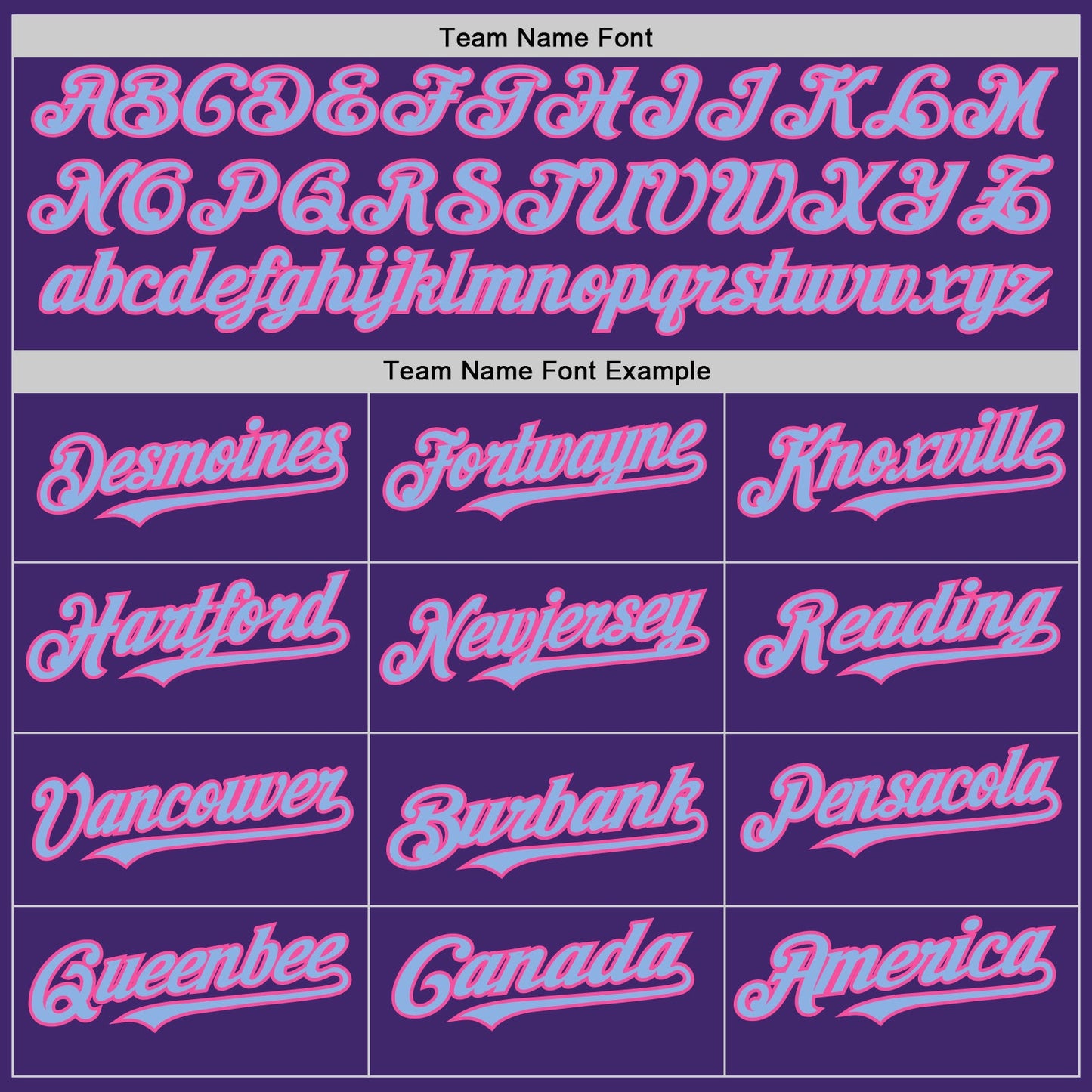 Custom Purple Light Blue-Pink Line Authentic Baseball Jersey view 4