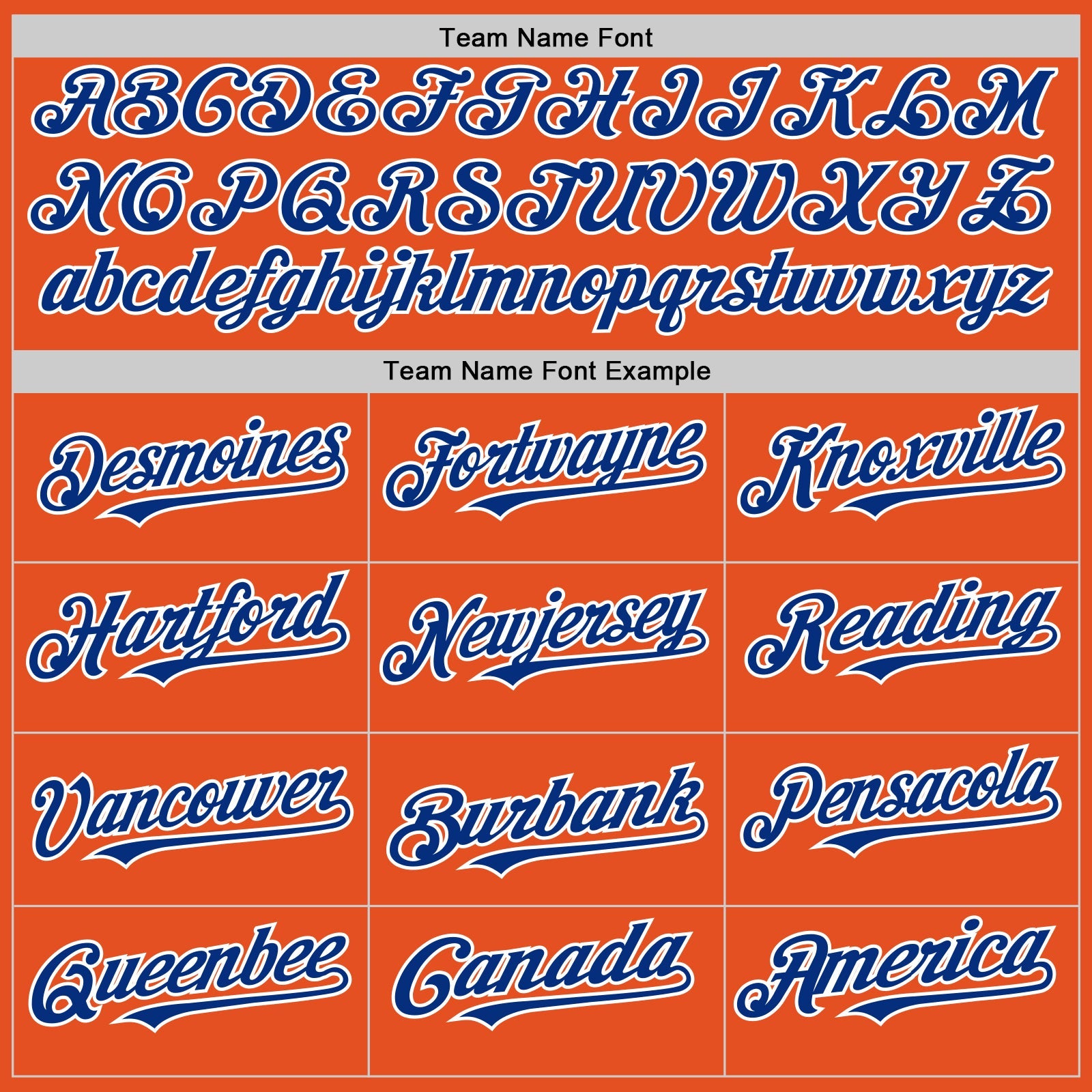 Custom Orange Royal-White Line Authentic Baseball Jersey view 4