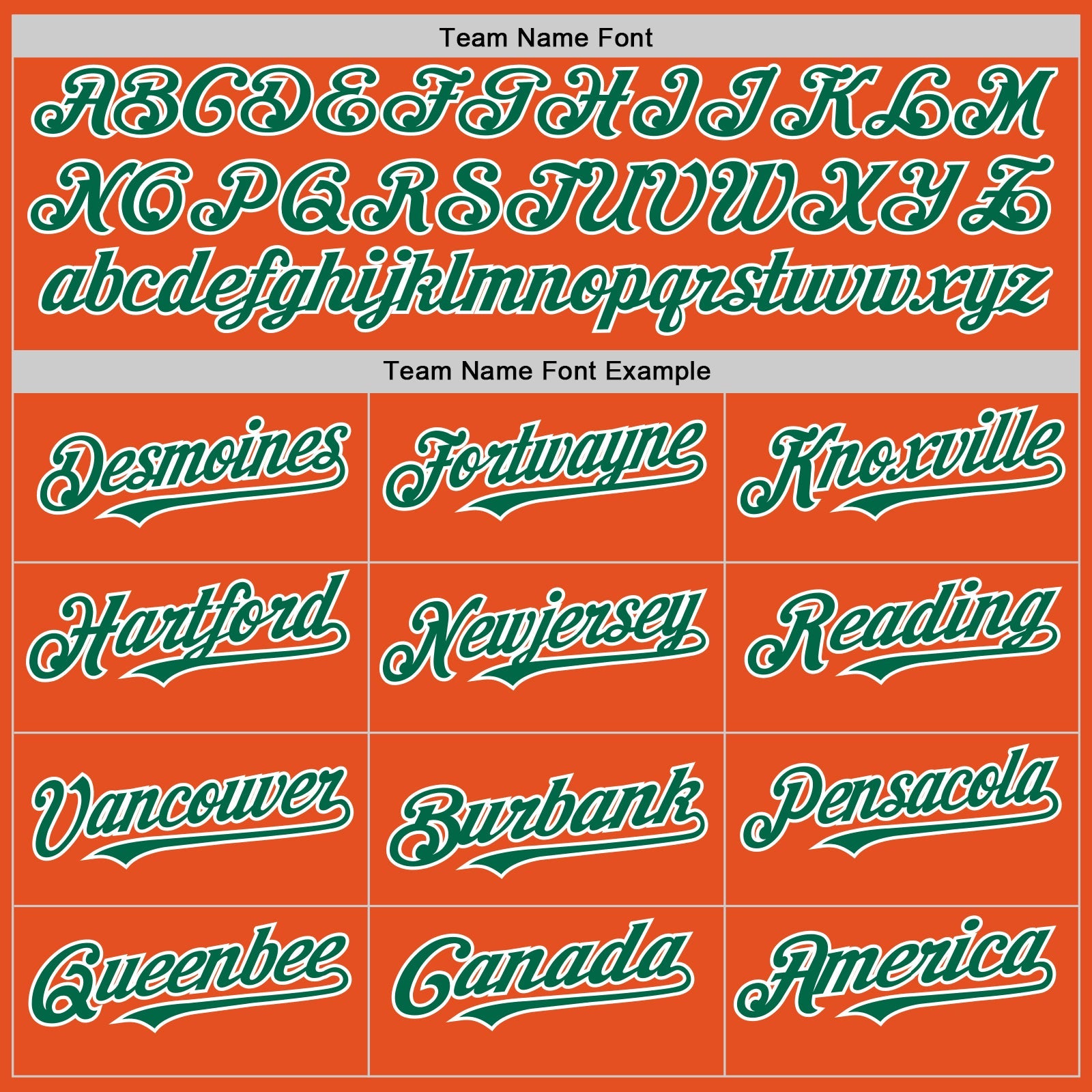 Custom Orange Kelly Green-White Line Authentic Baseball Jersey view 4