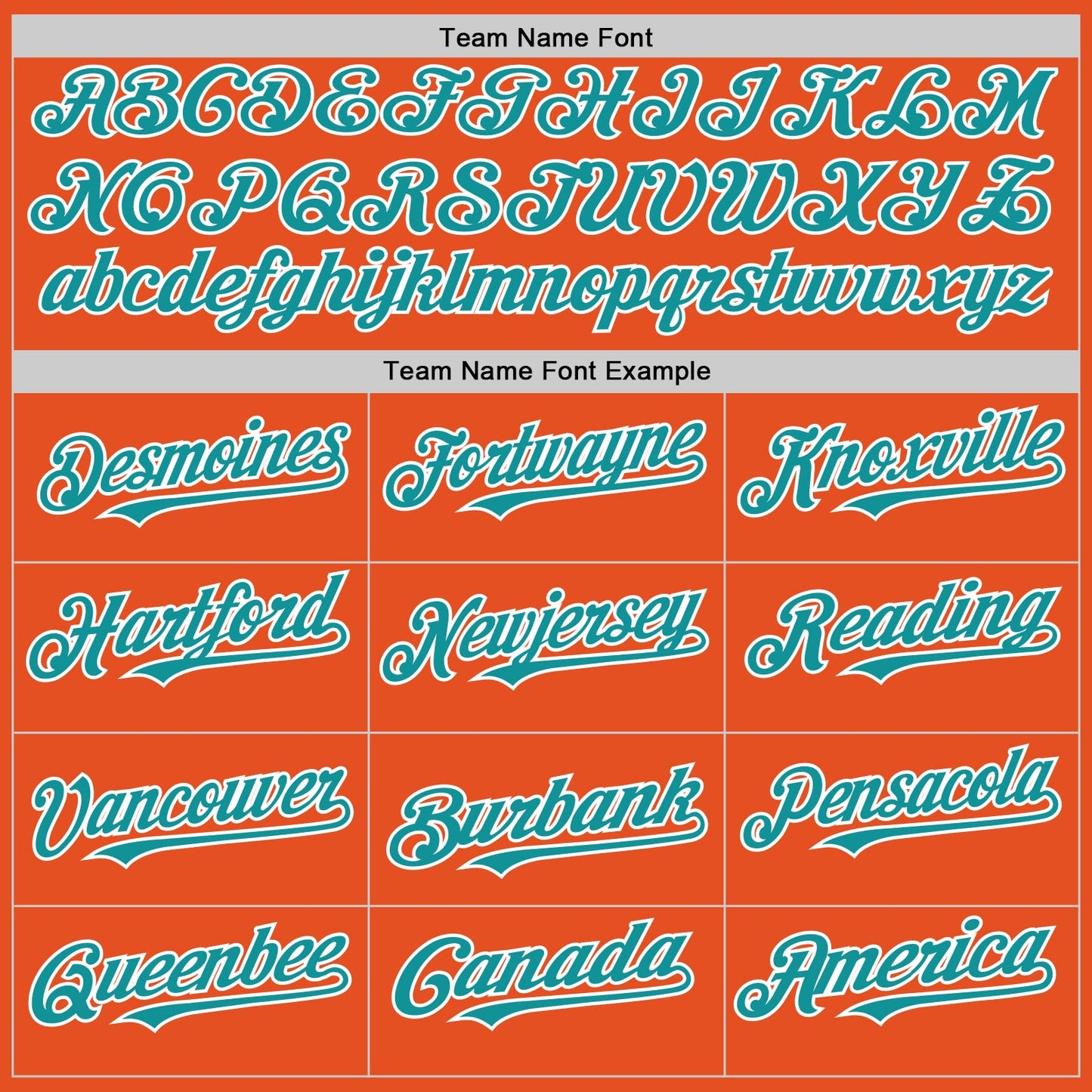 Custom Orange Teal-White Line Authentic Baseball Jersey view 4