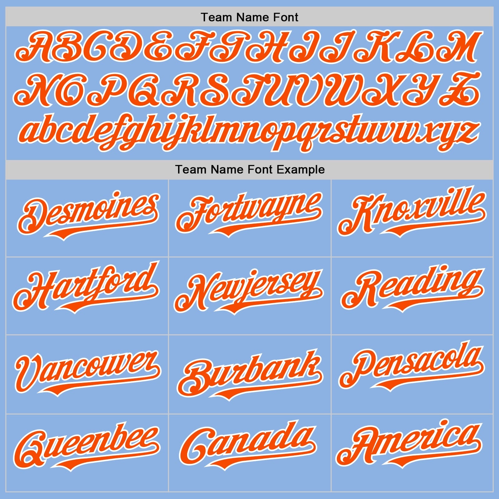 Custom Light Blue Orange-White Line Authentic Baseball Jersey view 4