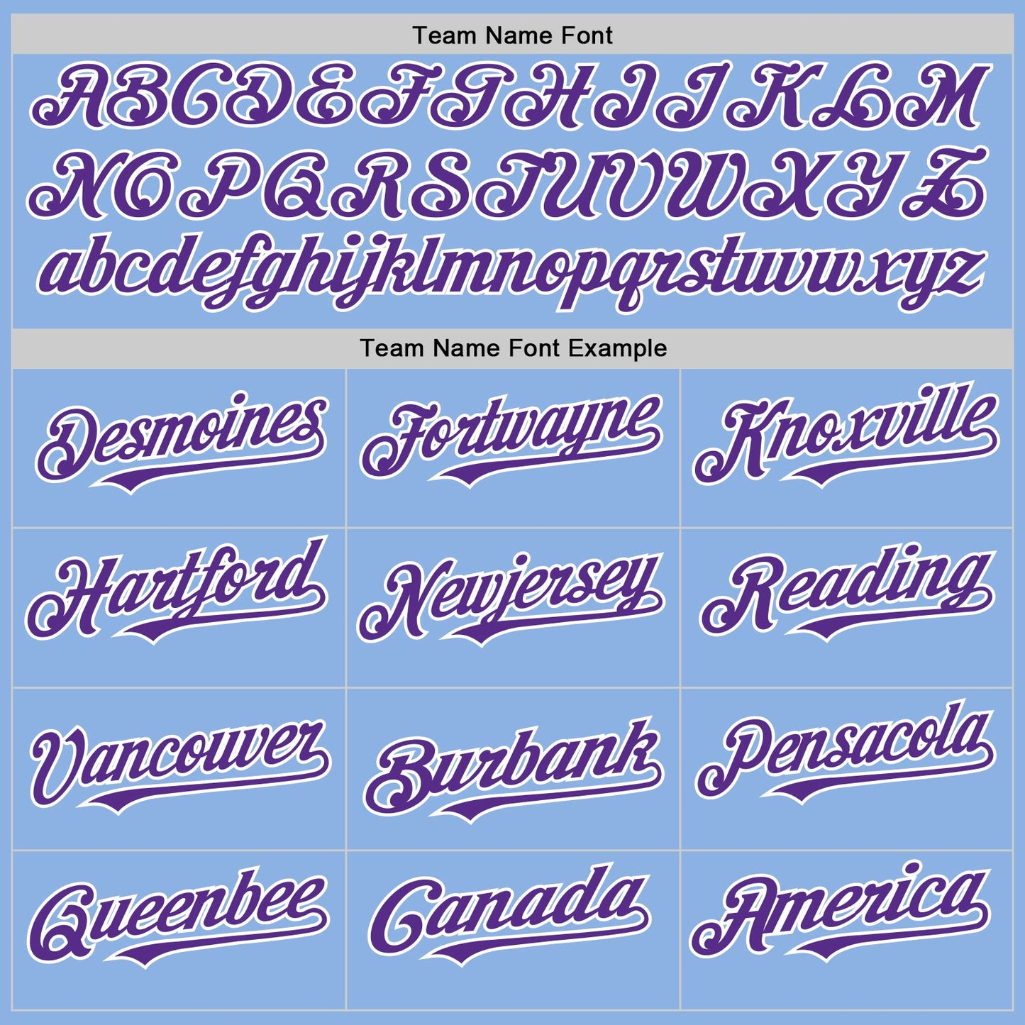 Custom Light Blue Purple-White Line Authentic Baseball Jersey view 4