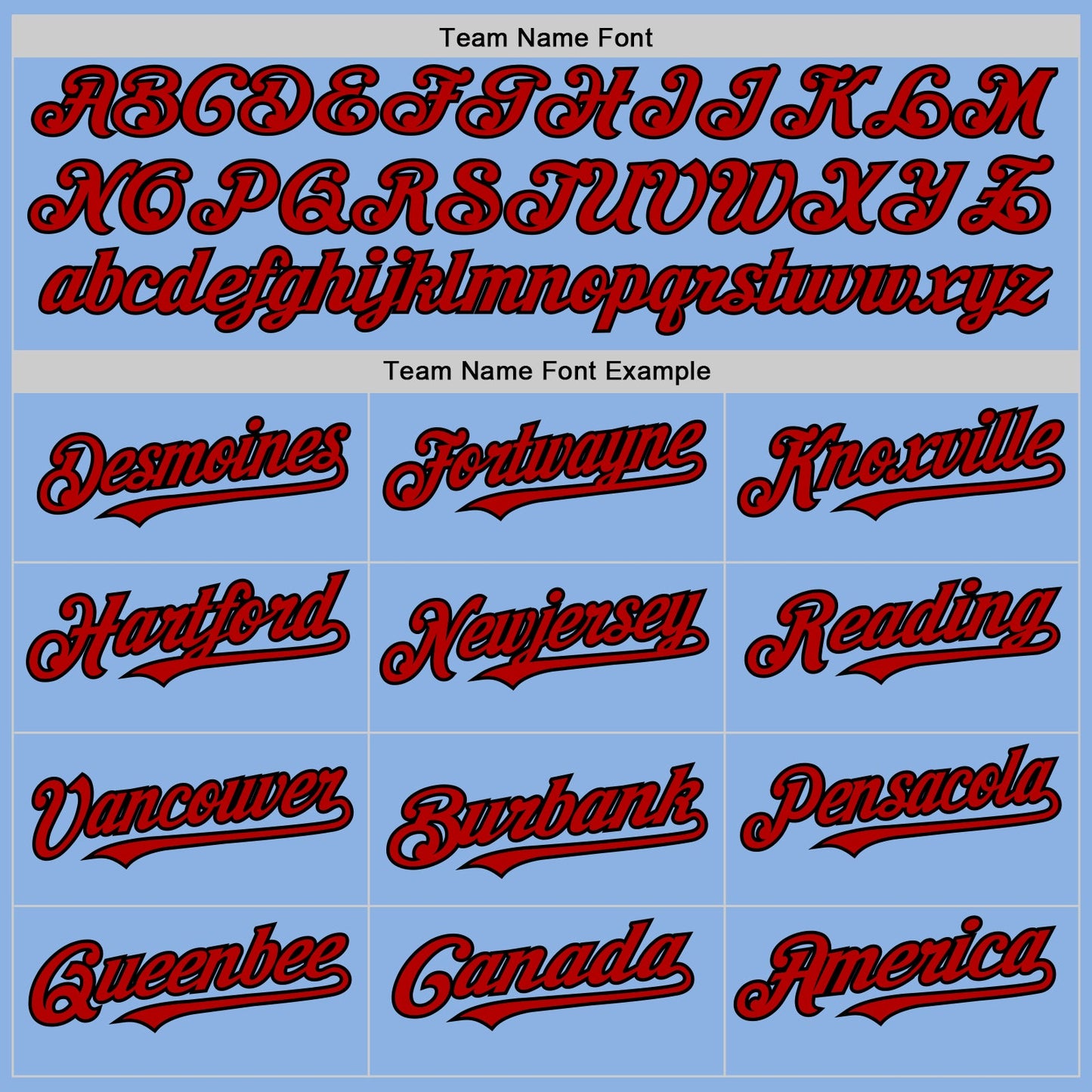 Custom Light Blue Red-Black Line Authentic Baseball Jersey view 4
