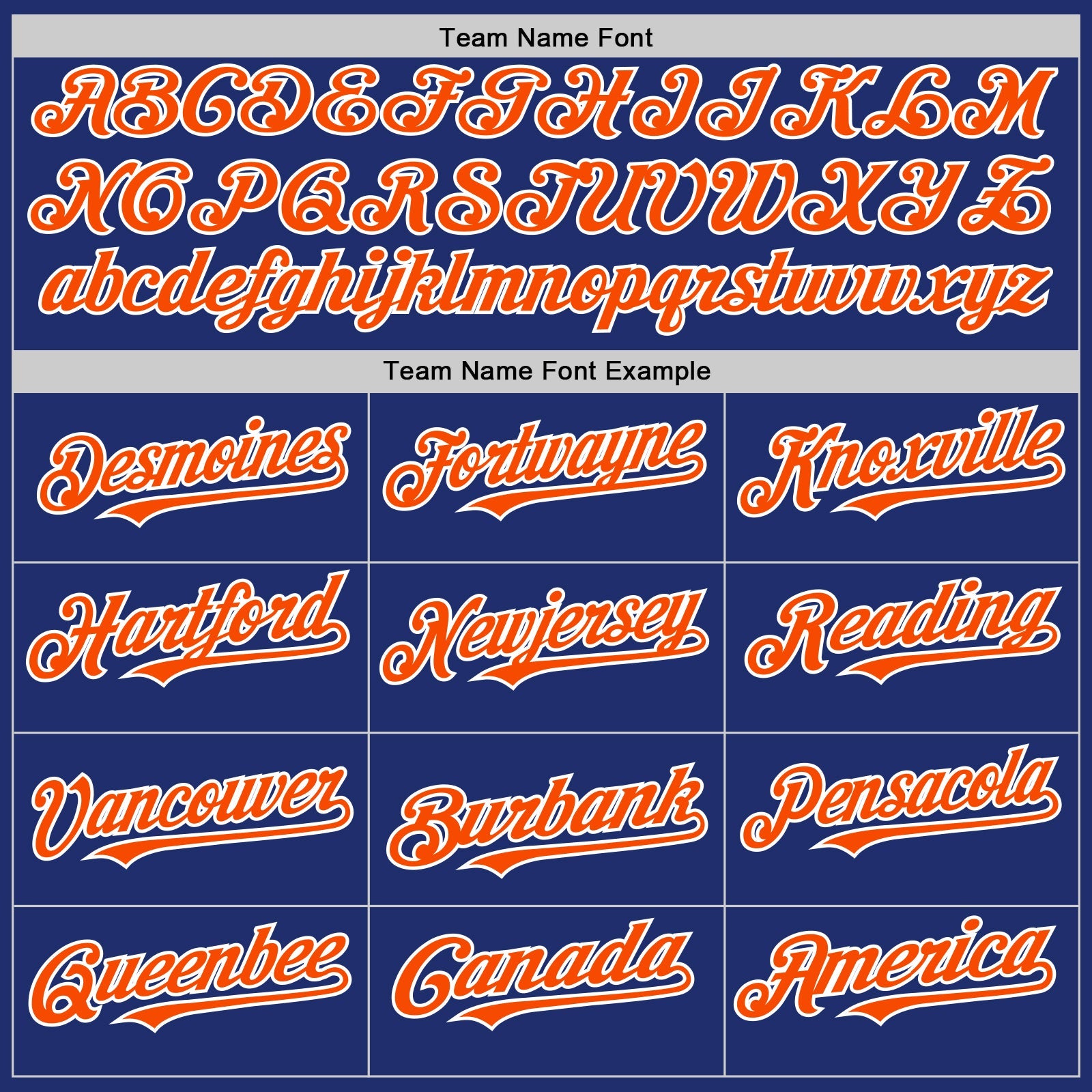 Custom Royal Orange-White Line Authentic Baseball Jersey view 4
