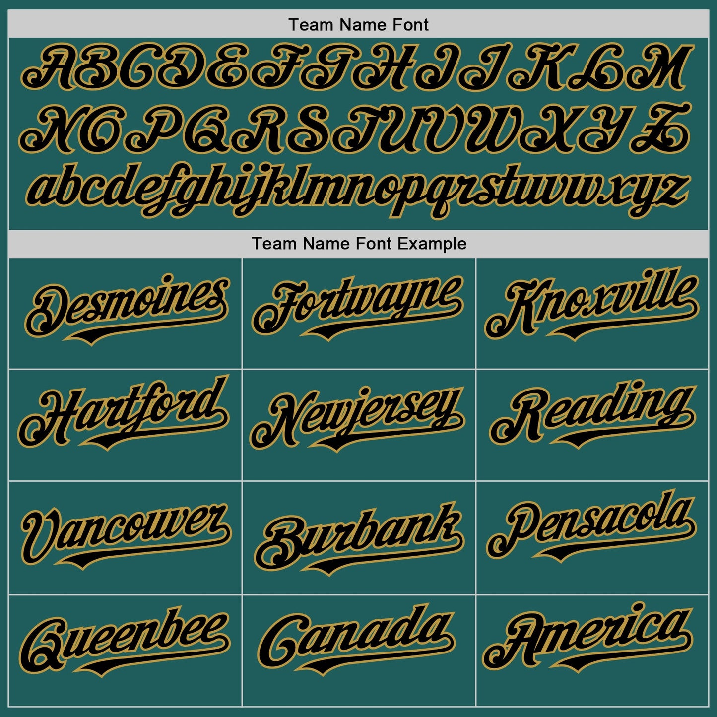 Custom Teal Black-Old Gold Line Authentic Baseball Jersey view 4