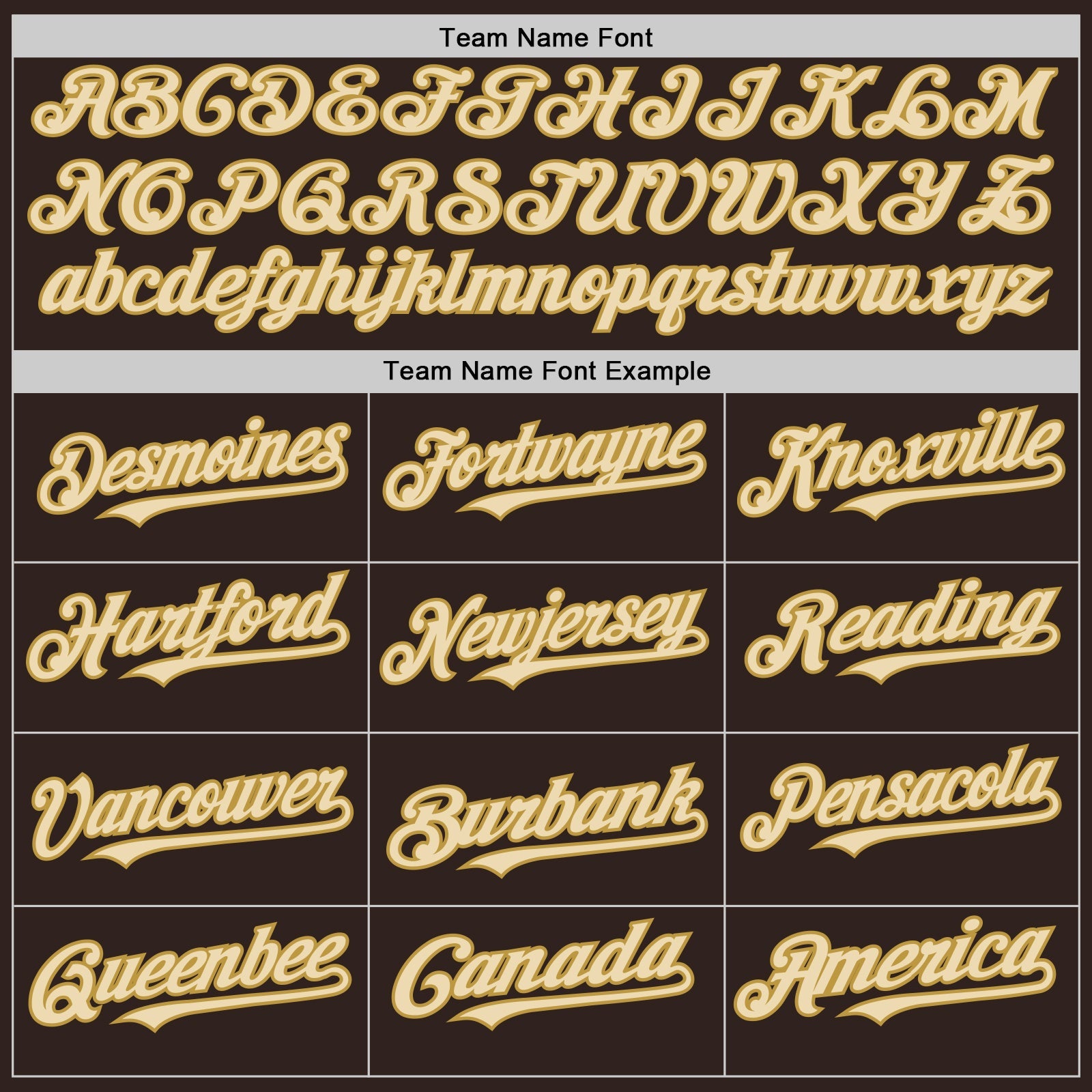 Custom Brown Cream-Old Gold Line Authentic Baseball Jersey view 4