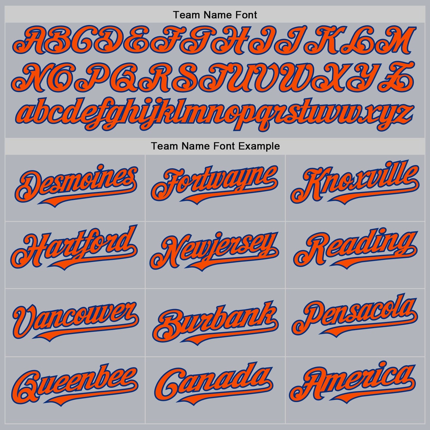 Custom Gray Orange-Royal Line Authentic Baseball Jersey view 4