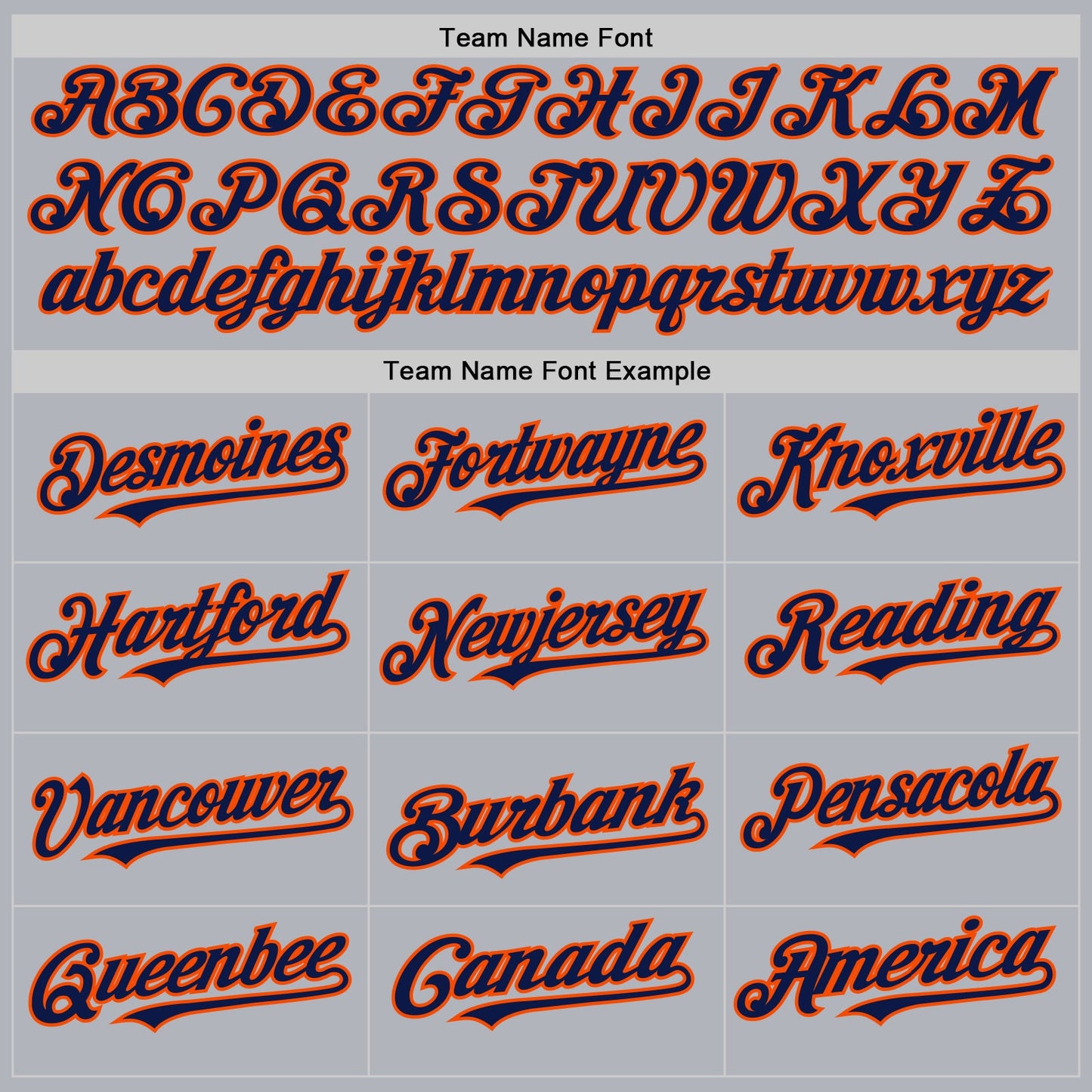 Custom Gray Navy-Orange Line Authentic Baseball Jersey view 4