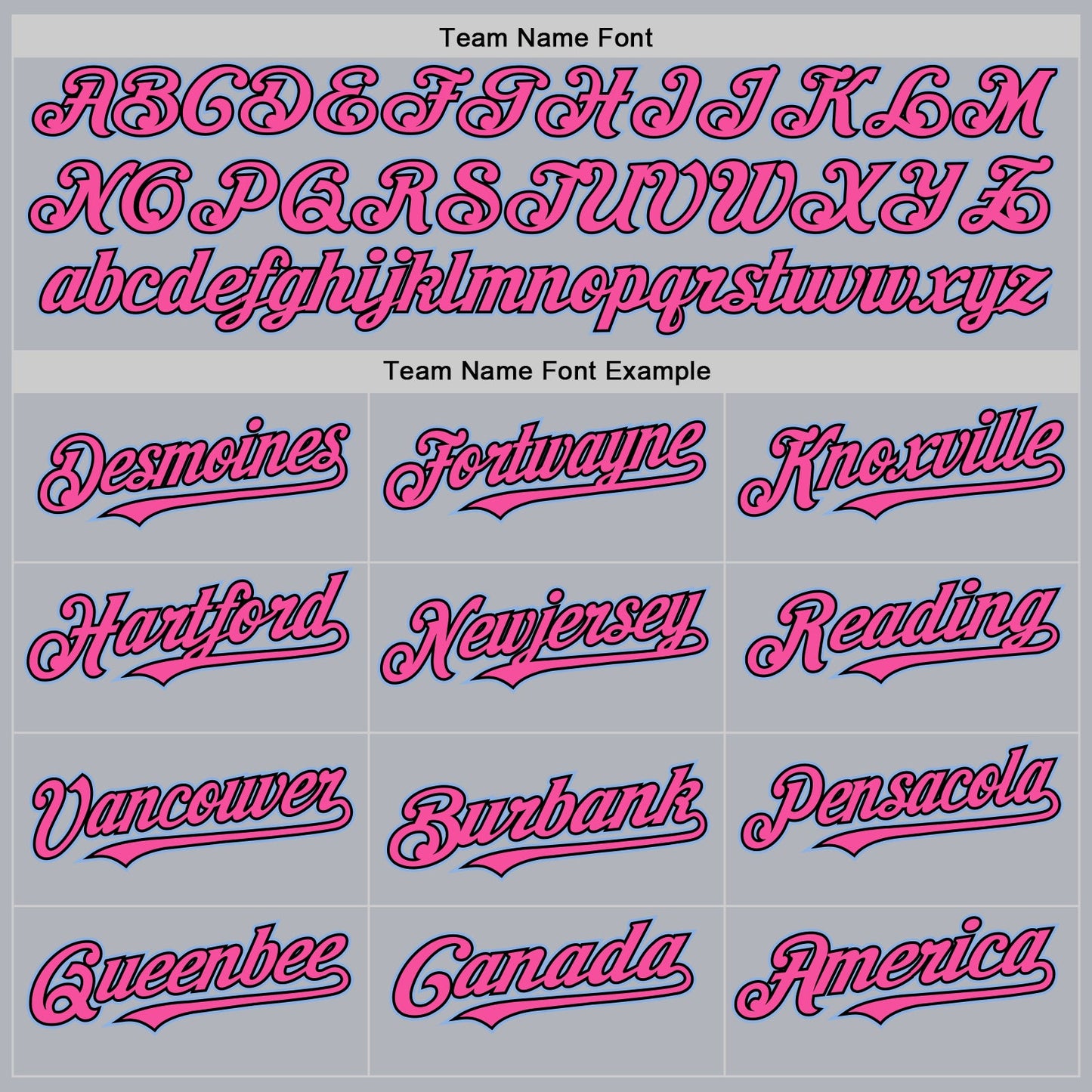 Custom Gray Pink Black-Light Blue Line Authentic Baseball Jersey view 4