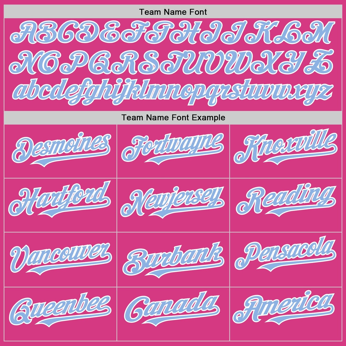 Custom Pink Light Blue-White Line Authentic Baseball Jersey view 4