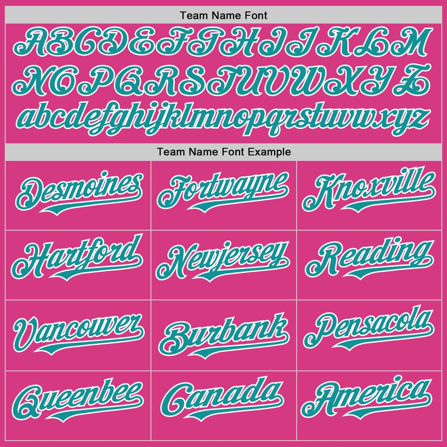 Custom Pink Teal-White Line Authentic Baseball Jersey view 4