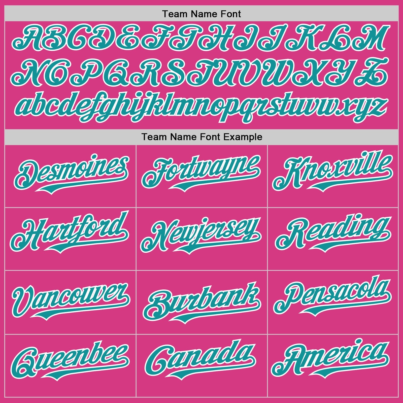 Custom Pink Teal-White Line Authentic Baseball Jersey view 4