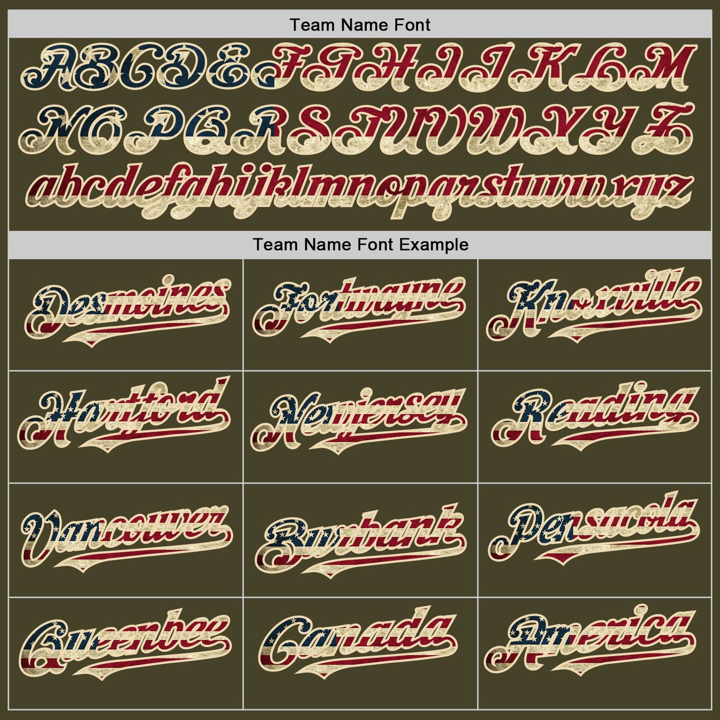 Custom Olive Vintage USA Flag Cream-Maroon Line Authentic Salute To Service Baseball Jersey view 4