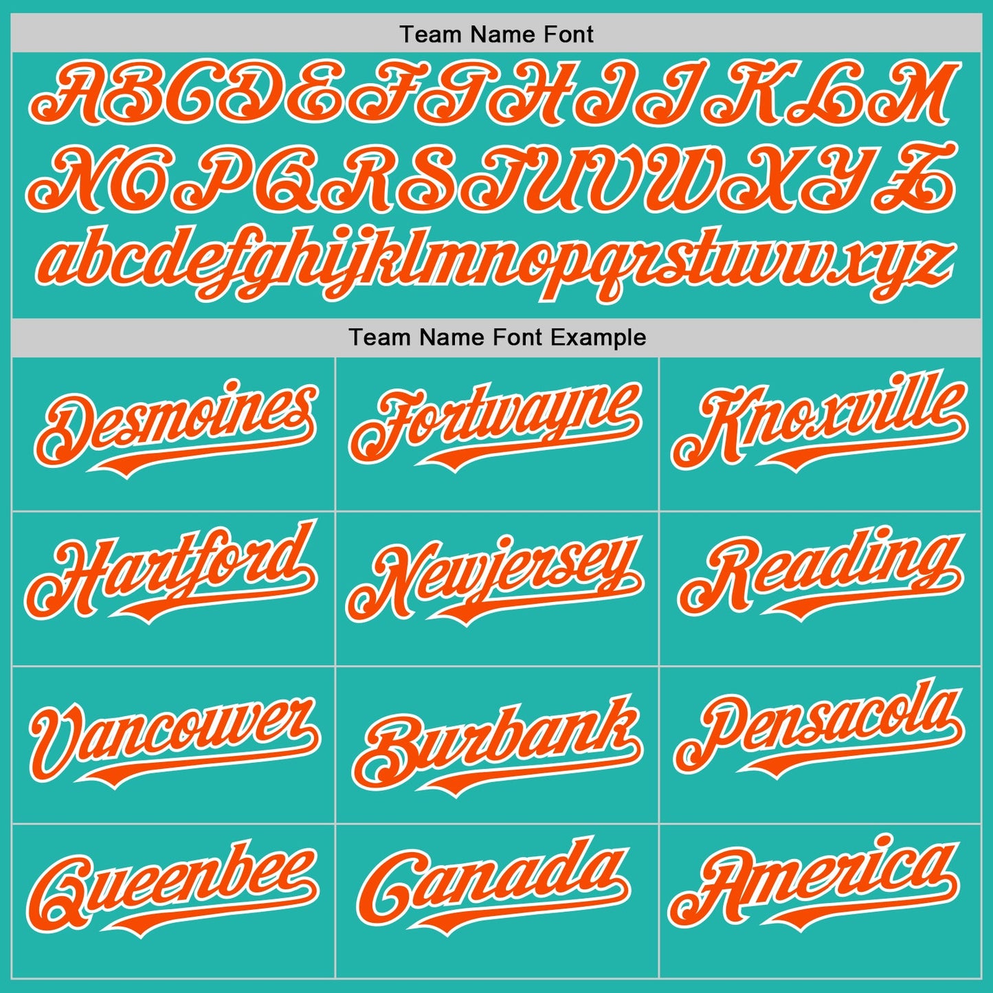 Custom Aqua Orange-White Line Authentic Baseball Jersey view 4