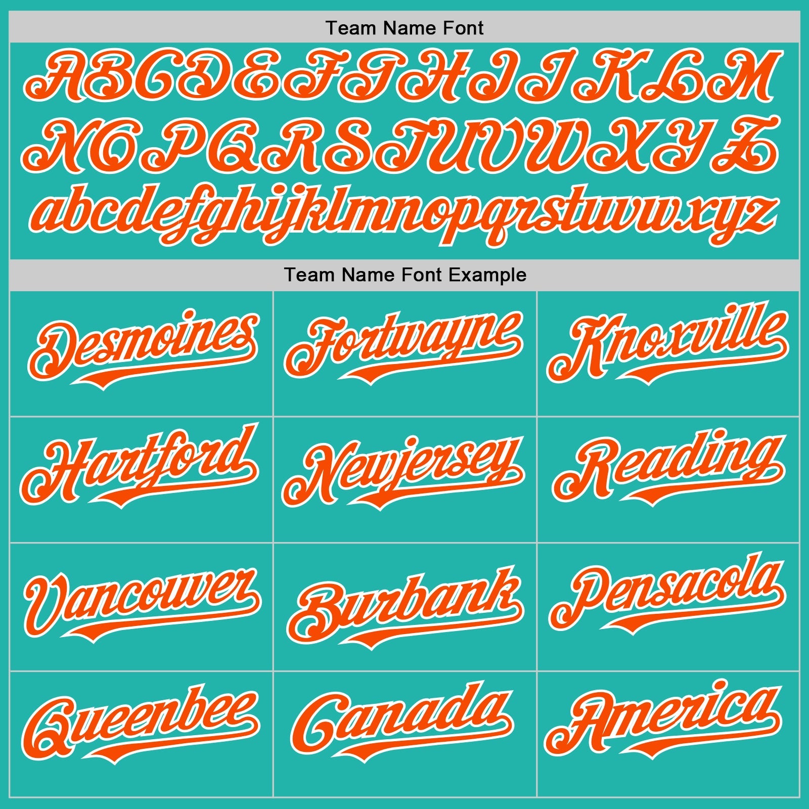 Custom Aqua Orange-White Line Authentic Baseball Jersey view 4