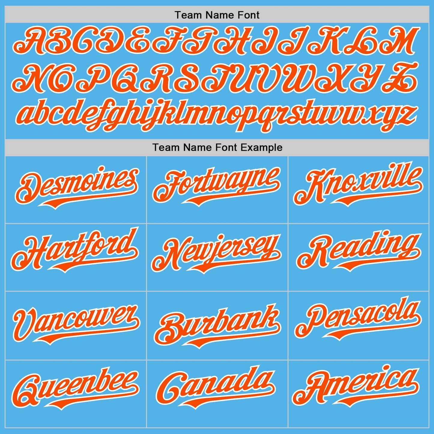 Custom Sky Blue Orange-White Line Authentic Baseball Jersey view 4
