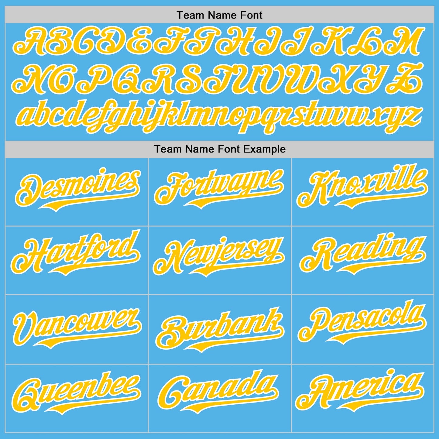 Custom Sky Blue Yellow-White Line Authentic Baseball Jersey view 4
