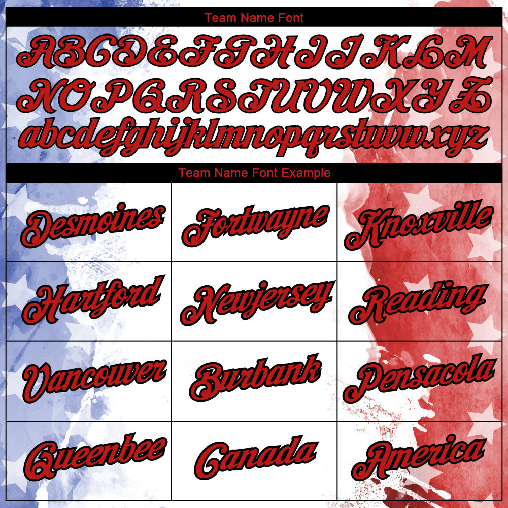 Custom White Red-Black 3D American Flag Patriotic Performance T-Shirt view 3