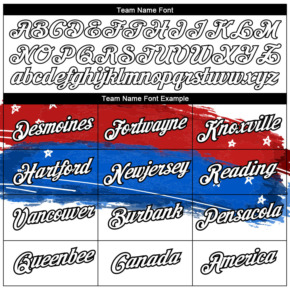 Custom White Black 3D American Flag Patriotic Performance T-Shirt view 3