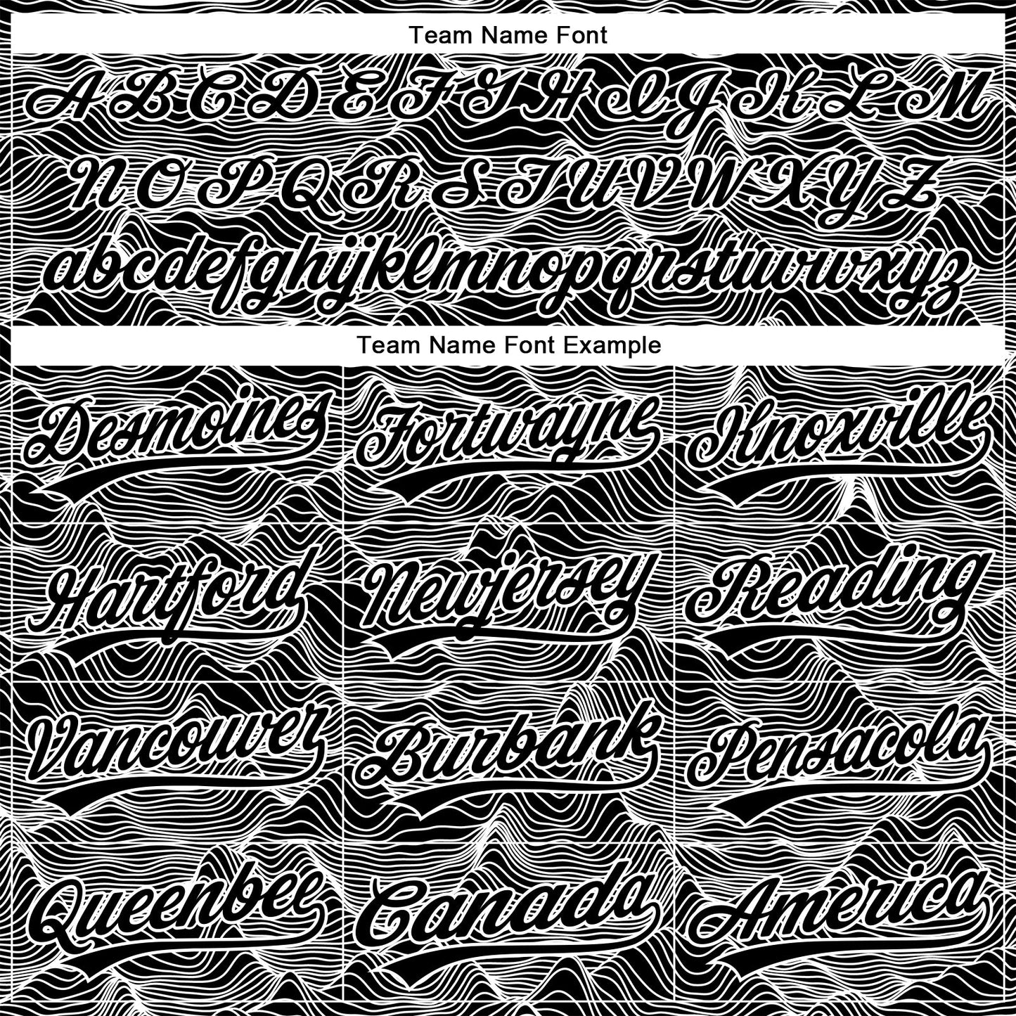 Custom Black White 3D Pattern Design Abstract Mountains Authentic Baseball Jersey view 4