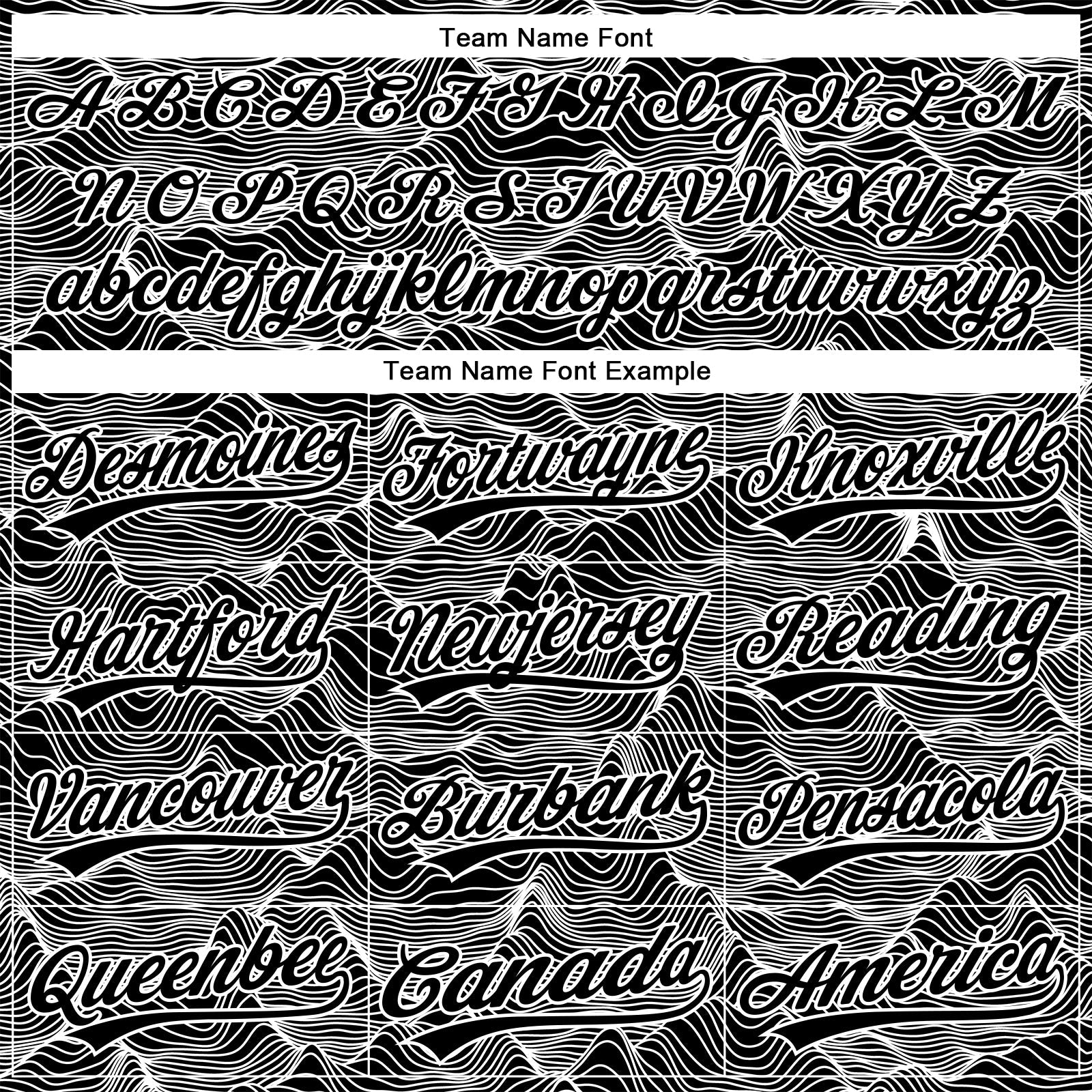 Custom Black White 3D Pattern Design Abstract Mountains Authentic Baseball Jersey view 4