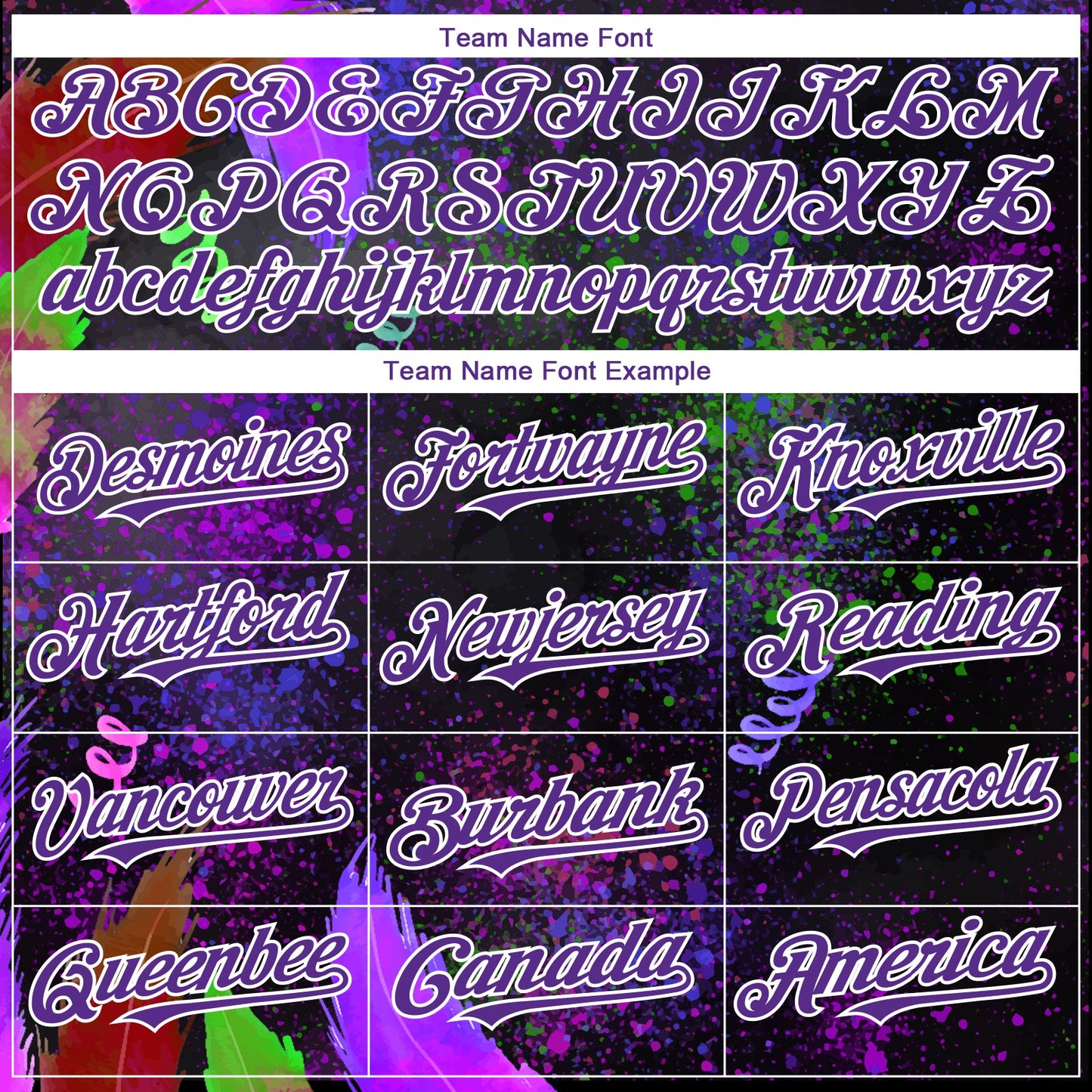 Custom Black Purple-White 3D Pattern Design Holi Festival Color Powder Authentic Baseball Jersey view 4