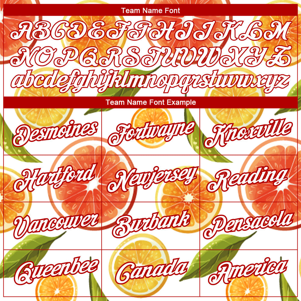 Custom White Red 3D Pattern Design Summer Holiday Fruit Performance T-Shirt view 3