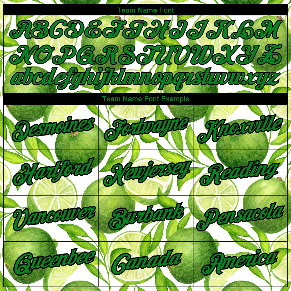 Custom White Aurora Green-Black 3D Pattern Design Summer Holiday Fruit Performance T-Shirt view 3