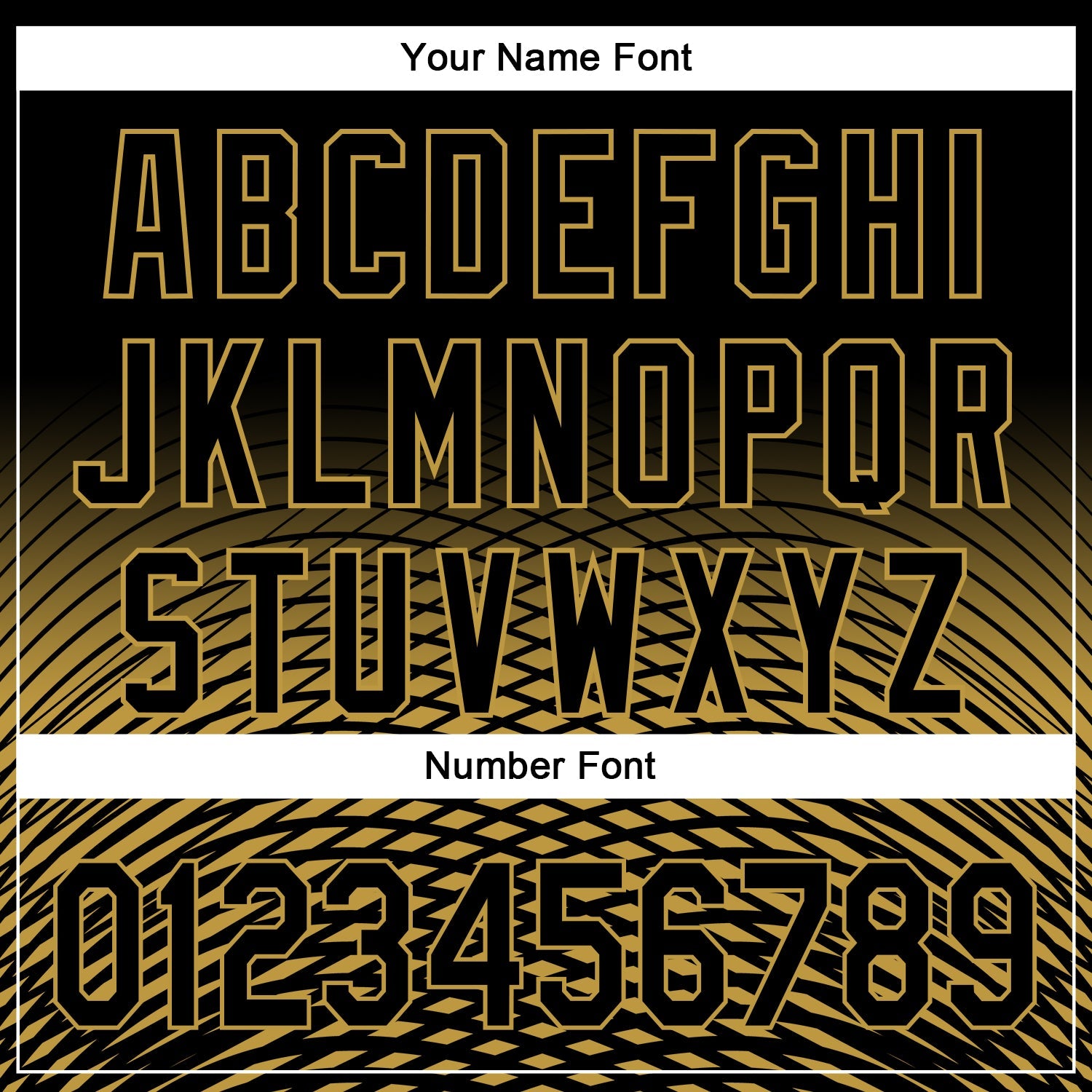 Custom Black Old Gold 3D Pattern Design Gradient Lines Authentic Baseball Jersey view 5