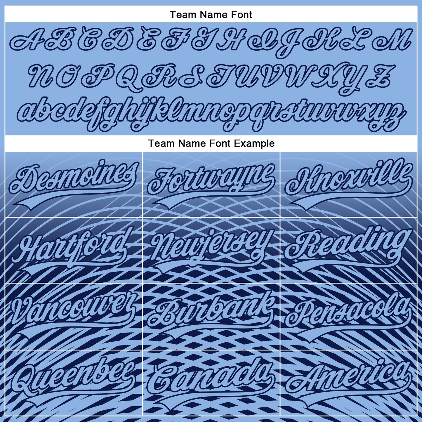 Custom Light Blue Navy 3D Pattern Design Gradient Lines Authentic Baseball Jersey view 4