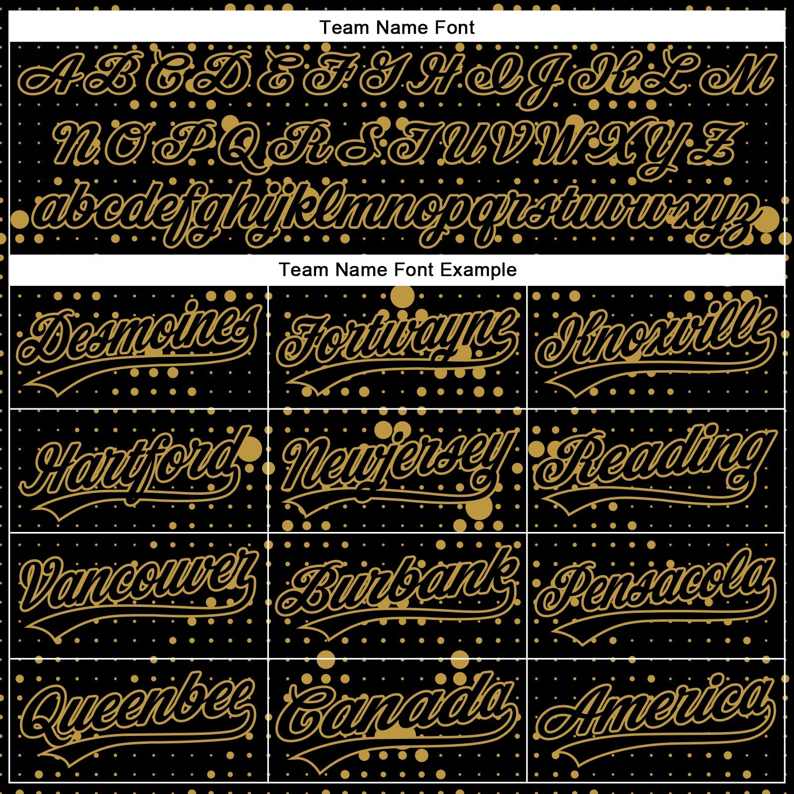 Custom Black Old Gold 3D Pattern Design Geometric Halftone Dots Authentic Baseball Jersey view 4