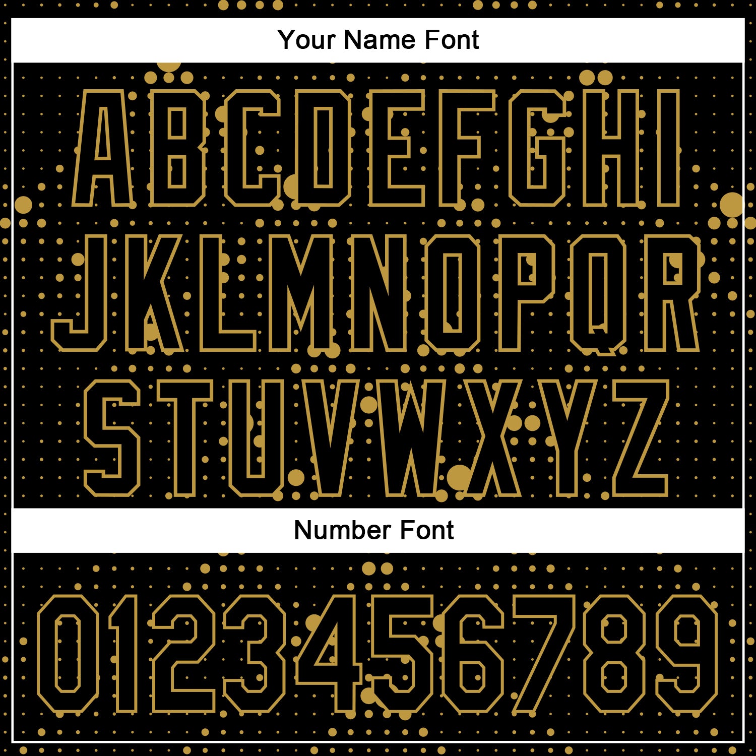 Custom Black Old Gold 3D Pattern Design Geometric Halftone Dots Authentic Baseball Jersey view 5