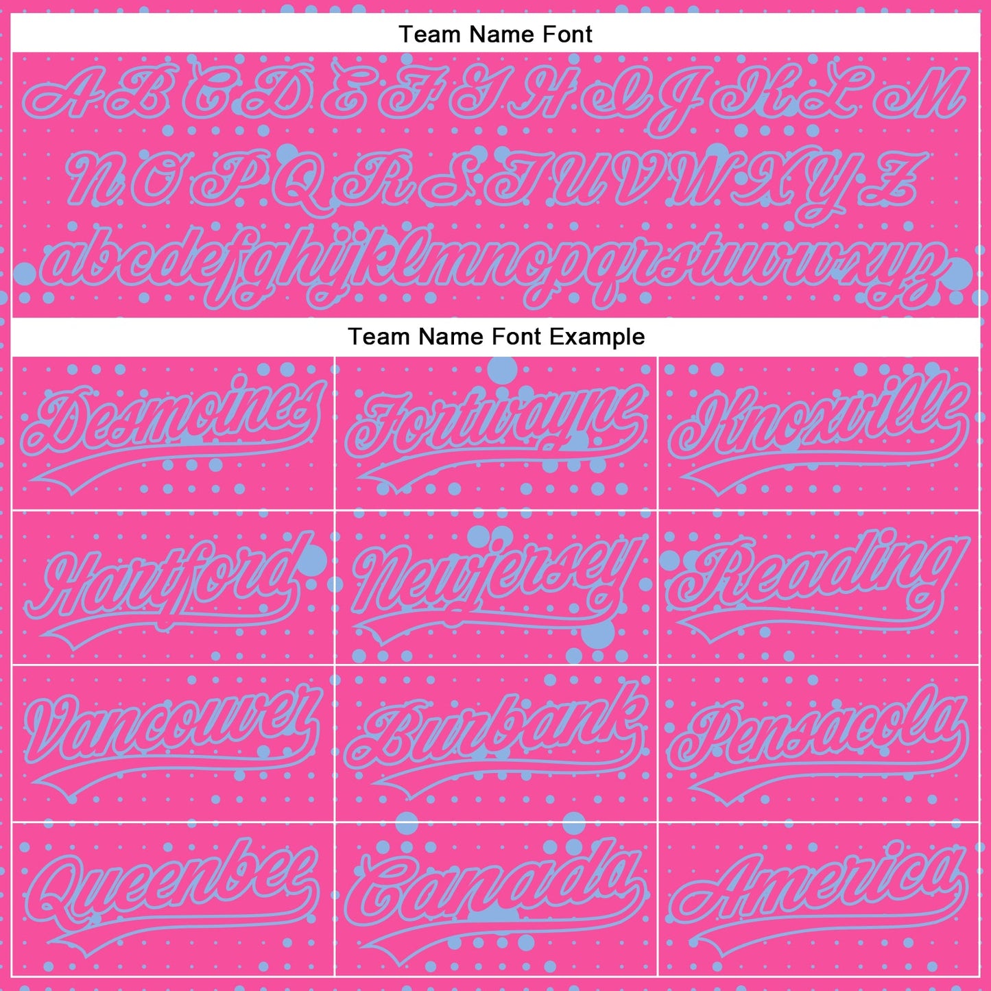 Custom Pink Light Blue 3D Pattern Design Geometric Halftone Dots Authentic Baseball Jersey view 4