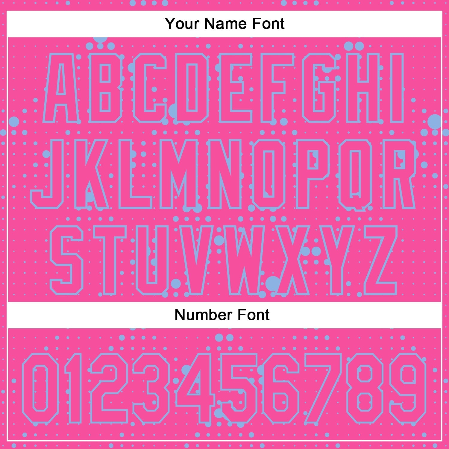 Custom Pink Light Blue 3D Pattern Design Geometric Halftone Dots Authentic Baseball Jersey view 5