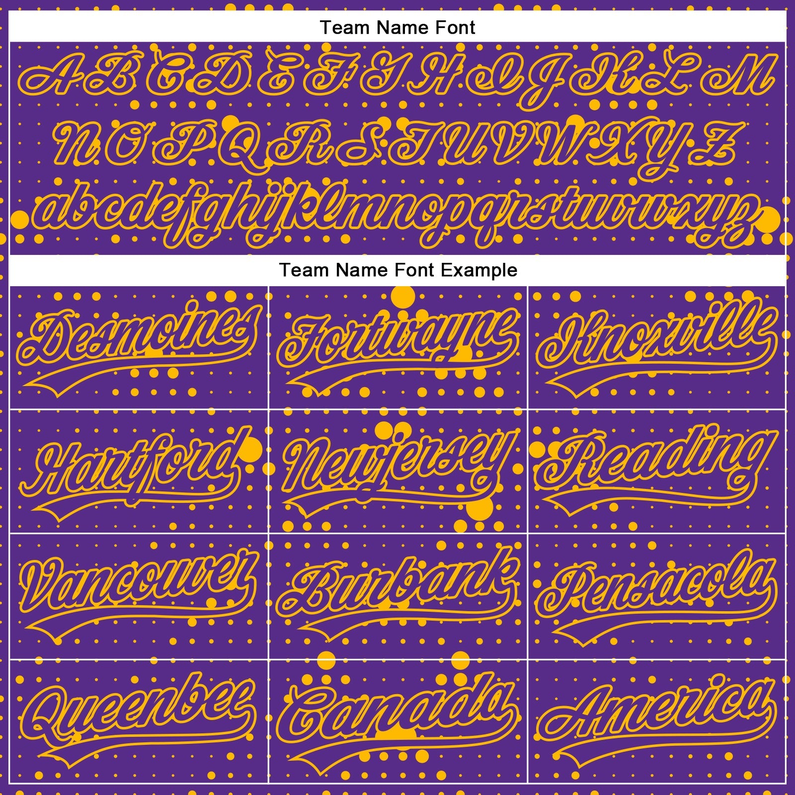 Custom Purple Gold 3D Pattern Design Geometric Halftone Dots Authentic Baseball Jersey view 4