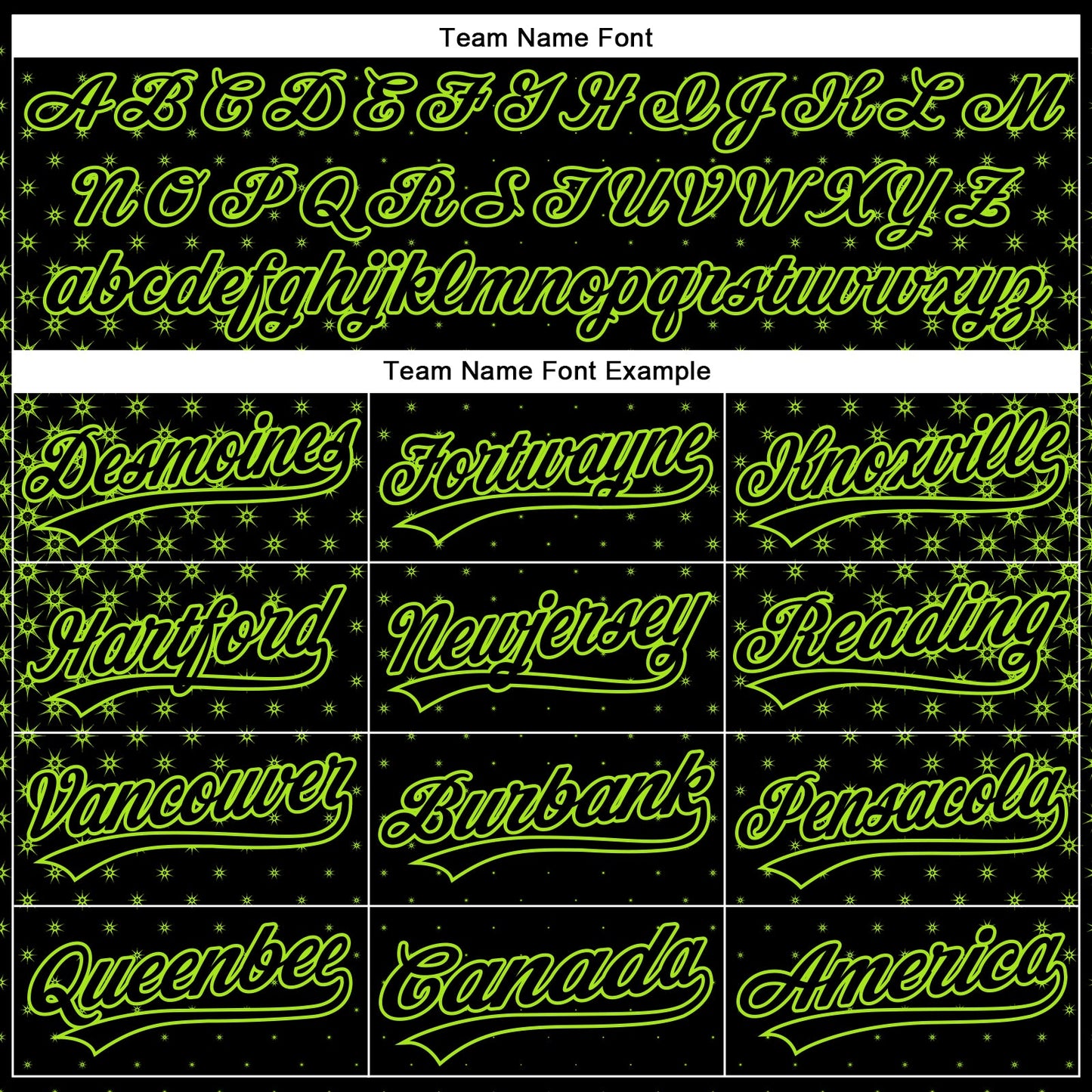 Custom Black Neon Green 3D Pattern Design Geometric Stars Authentic Baseball Jersey view 4