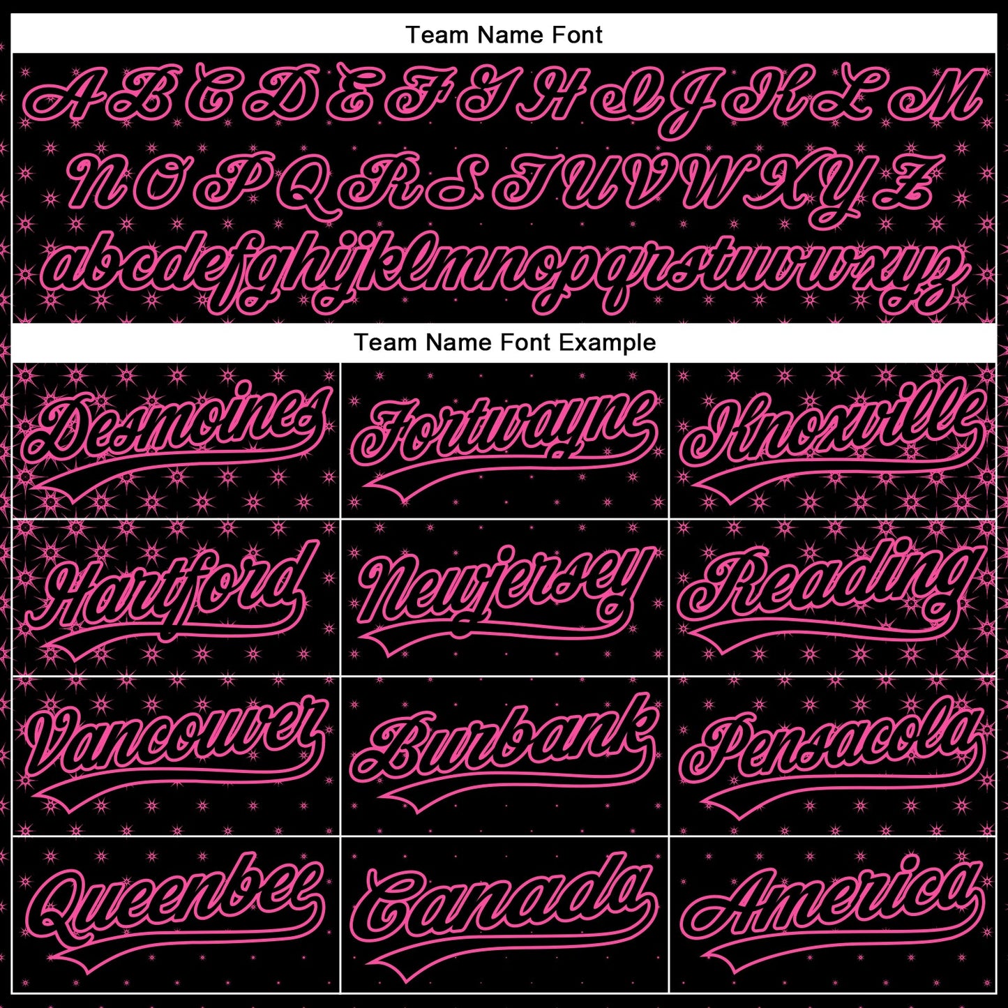 Custom Black Pink 3D Pattern Design Geometric Stars Authentic Baseball Jersey view 4